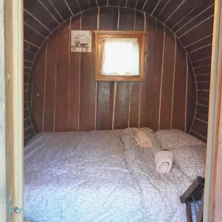 Glamping Medvedjek - Nocitev V Vinskem Sodu Camping Velika Loka